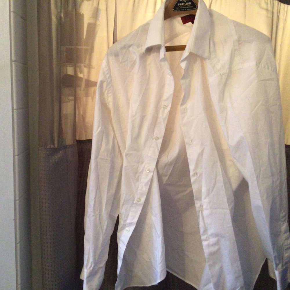 Mens white button down size small